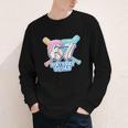 67th Birthday Squad Baseball Ice Cream Drip Birthday Squad Youth Long Sleeve Tee