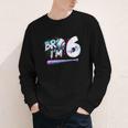 6th Birthday Boy Bro I'm 6 Year Old Baseball Ice Cream Drip Youth Long Sleeve Tee 6th Birthday Boy Bro I'm 6 Year Old Baseball Ice Cream Drip Youth Long Sleeve Tee