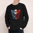 American Baseball Drip Graffiti Ball And Bat Youth Long Sleeve Tee American Baseball Drip Graffiti Ball And Bat Youth Long Sleeve Tee