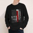 American Flag Baseball Team Baseball Player Baseball Youth Long Sleeve Tee American Flag Baseball Team Baseball Player Baseball Youth Long Sleeve Tee
