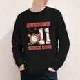 Awesome Since 2015 11 Year Old Boys Bday Baseball Theme Youth Long Sleeve Tee