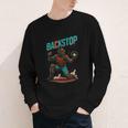 Backstop Catcher Baseball Graphic Youth Long Sleeve Tee