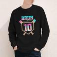 Baseball 10 Year Old Ice Cream Drip 10th Birthday Boy Player Youth Long Sleeve Tee Baseball 10 Year Old Ice Cream Drip 10th Birthday Boy Player Youth Long Sleeve Tee
