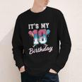 Baseball 10 Year Old Ice Cream Drip 10th Birthday Boys Youth Long Sleeve Tee Baseball 10 Year Old Ice Cream Drip 10th Birthday Boys Youth Long Sleeve Tee
