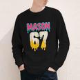 Baseball 6 7 Ice Cream Drip Number 67 Six Seven Meme Youth Long Sleeve Tee