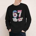 Baseball 67 Ice Cream Drip Six Seven Boys Girls Meme Youth Long Sleeve Tee Baseball 67 Ice Cream Drip Six Seven Boys Girls Meme Youth Long Sleeve Tee