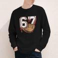 Baseball 67 Six Seven Alpha Slang 6 7 Meme Kids Teachers Boy Youth Long Sleeve Tee Baseball 67 Six Seven Alpha Slang 6 7 Meme Kids Teachers Boy Youth Long Sleeve Tee