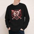 Baseball Candy Cane Drip 6 7 Six Seven Meme Christmas Boys Youth Long Sleeve Tee Baseball Candy Cane Drip 6 7 Six Seven Meme Christmas Boys Youth Long Sleeve Tee