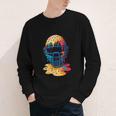 Baseball Catcher Mask Ice Cream Dripping Baseball Fan Boys Youth Long Sleeve Tee Baseball Catcher Mask Ice Cream Dripping Baseball Fan Boys Youth Long Sleeve Tee