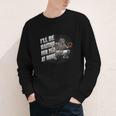Baseball Catcher Waiting For You At Home Player Quote Youth Long Sleeve Tee