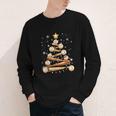 Baseball Christmas Tree Light Xmas Baseball Youth Long Sleeve Tee