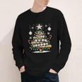 Baseball Christmas Tree Lights Youth Long Sleeve Tee Baseball Christmas Tree Lights Youth Long Sleeve Tee