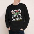 Baseball Dinosaur 100 Days Of School Kids Theme Youth Long Sleeve Tee