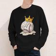 Baseball Drip Ice Cream Crown Melt Graphic Youth Long Sleeve Tee