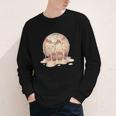 Baseball Drip Ice Cream Melting Illustration Youth Long Sleeve Tee Baseball Drip Ice Cream Melting Illustration Youth Long Sleeve Tee