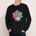 Baseball Drip Jersey Number 1 For Players & 1th Birthday Youth Long Sleeve Tee Baseball Drip Jersey Number 1 For Players & 1th Birthday Youth Long Sleeve Tee