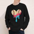 Baseball Drip Melting Ice Cream Baseball Heart Boys Girls Youth Long Sleeve Tee Baseball Drip Melting Ice Cream Baseball Heart Boys Girls Youth Long Sleeve Tee