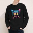 Baseball Drip Number 67 Player Or 67Th Birthday Youth Long Sleeve Tee