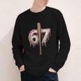 Baseball Drip Number 67 Sports Player Six Seven Meme Fan Youth Long Sleeve Tee Baseball Drip Number 67 Sports Player Six Seven Meme Fan Youth Long Sleeve Tee