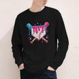 Baseball Drip Purple Glove Respect The Drip Youth Boys Girls Youth Long Sleeve Tee