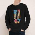 Baseball Drip USA Flag 67 Player 67th Birthday Ice Cream 67 Youth Long Sleeve Tee Baseball Drip USA Flag 67 Player 67th Birthday Ice Cream 67 Youth Long Sleeve Tee