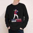 Make Baseball Great Again Donald Trump Baseball Youth Long Sleeve Tee Make Baseball Great Again Donald Trump Baseball Youth Long Sleeve Tee