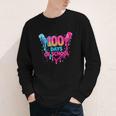 Baseball Ice Cream Drip 100 Days Of School Boys Girls 100th Youth Long Sleeve Tee Baseball Ice Cream Drip 100 Days Of School Boys Girls 100th Youth Long Sleeve Tee