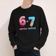 Baseball Ice Cream Drip 67 Official Teenager 13th Birthday Youth Long Sleeve Tee Baseball Ice Cream Drip 67 Official Teenager 13th Birthday Youth Long Sleeve Tee