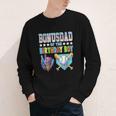 Baseball Ice Cream Drip Bonus Dad Of The Birthday Boy Youth Long Sleeve Tee