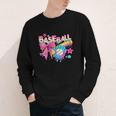 Baseball Ice Cream Drip Coquette Women Girls Mom Mama Youth Long Sleeve Tee Baseball Ice Cream Drip Coquette Women Girls Mom Mama Youth Long Sleeve Tee
