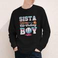 Baseball Ice Cream Drip Sista Of The Birthday Boy Youth Long Sleeve Tee