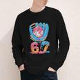 Baseball Ice Cream Drip Six Seven Gen Alpha Slang Meme 67 Youth Long Sleeve Tee Baseball Ice Cream Drip Six Seven Gen Alpha Slang Meme 67 Youth Long Sleeve Tee