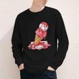 Baseball Ice Cream Drip Youth Strawberry Baseball Red Youth Long Sleeve Tee Baseball Ice Cream Drip Youth Strawberry Baseball Red Youth Long Sleeve Tee