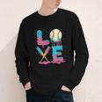 Baseball Love Drip Ice Cream Colorful Baseball Youth Long Sleeve Tee Baseball Love Drip Ice Cream Colorful Baseball Youth Long Sleeve Tee