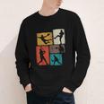 Baseball Player Collage Men Kids Coach Youth Boys Youth Long Sleeve Tee