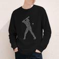 Baseball Player Typography Word Art Youth Long Sleeve Tee Baseball Player Typography Word Art Youth Long Sleeve Tee