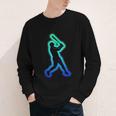 Baseball Player Graphic Youth Long Sleeve Tee