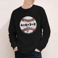 Baseball Red Stitches Sport Graphic 6432 Youth Long Sleeve Tee