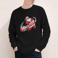 Baseball Santa 67 Christmas Xmas Pajamas Boys Youth Long Sleeve Tee