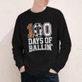 Baseball Soccer Basketball 100 Days Of School Youth Long Sleeve Tee