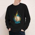 Baseball Splash Team Player For Kids Men Women Youth Long Sleeve Tee