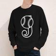 Baseball Sport Player Monogram Cool Initial Letter J Youth Long Sleeve Tee
