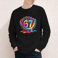 Baseball Stuff Six Seven 67 Ice Cream Drip 6 7 Baseball Kids Youth Long Sleeve Tee