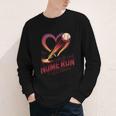 Baseball Valentine Love Is Our Home Run Apparel Youth Long Sleeve Tee
