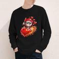 Baseball Valentine's Day Drip Ice Cream Team Youth Long Sleeve Tee Baseball Valentine's Day Drip Ice Cream Team Youth Long Sleeve Tee