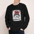 Bleached Nanny Life Soccer Messy Bun Baseball Game Day Youth Long Sleeve Tee Bleached Nanny Life Soccer Messy Bun Baseball Game Day Youth Long Sleeve Tee