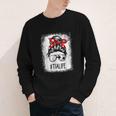 Bleached Tia Life Soccer Messy Bun Baseball Game Day Youth Long Sleeve Tee Bleached Tia Life Soccer Messy Bun Baseball Game Day Youth Long Sleeve Tee