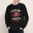 Boys Baseball Valentines Day Stealing Hearts Valentine Kids Youth Long Sleeve Tee Boys Baseball Valentines Day Stealing Hearts Valentine Kids Youth Long Sleeve Tee