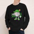 Boys St Patricks Day Baseball Player Pitcher Coach Kids Youth Long Sleeve Tee Boys St Patricks Day Baseball Player Pitcher Coach Kids Youth Long Sleeve Tee