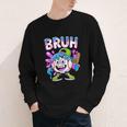 Bruh Baseball Drip Boys Youth Ice Cream Dripping Baseball Youth Long Sleeve Tee Bruh Baseball Drip Boys Youth Ice Cream Dripping Baseball Youth Long Sleeve Tee